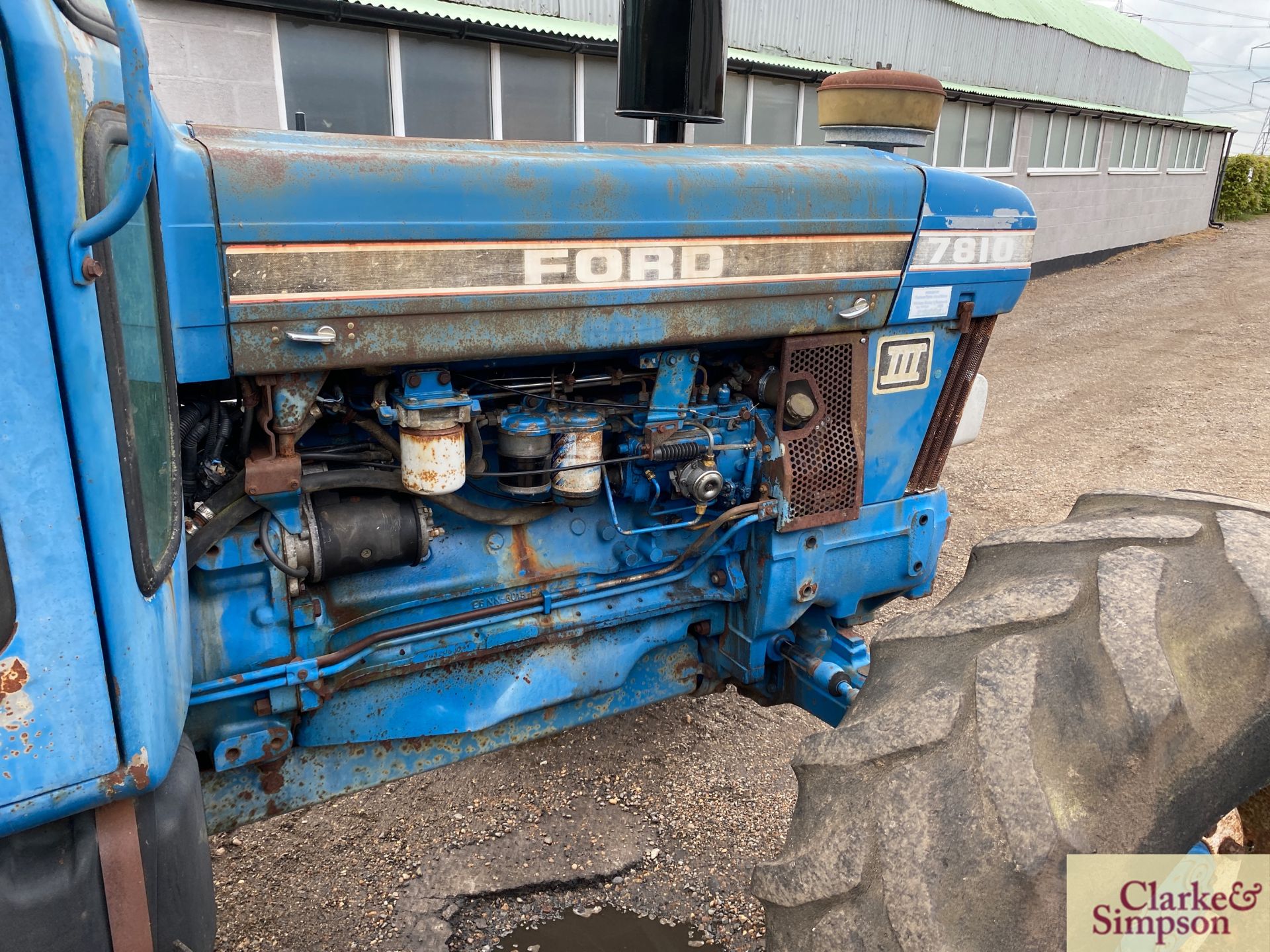 Ford 7810 Force III 4WD tractor. Registration G916 XGV. Date of first registration 04/1990. 7,920 - Image 21 of 32