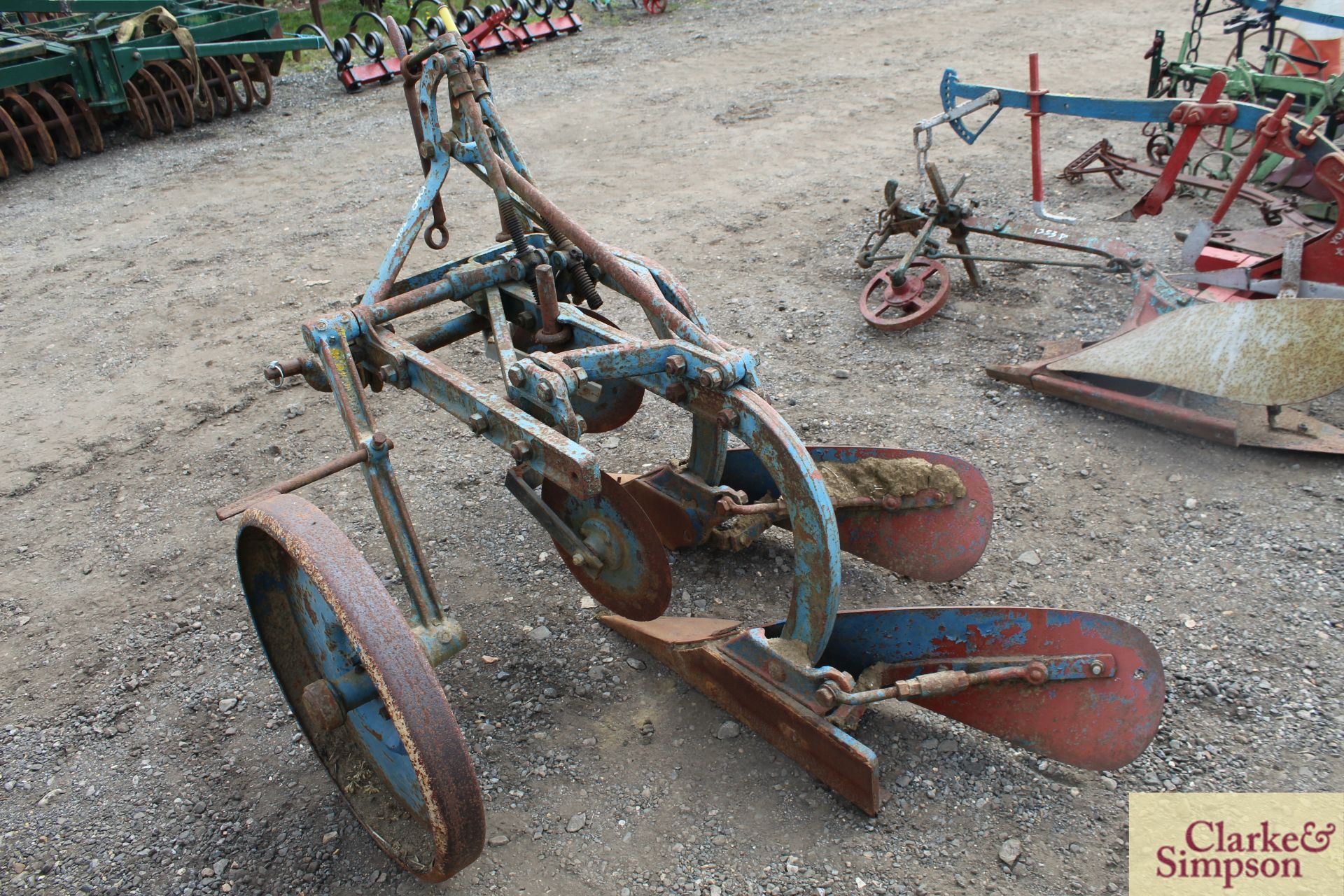 Ransomes PMA 2F plough. - Image 3 of 9