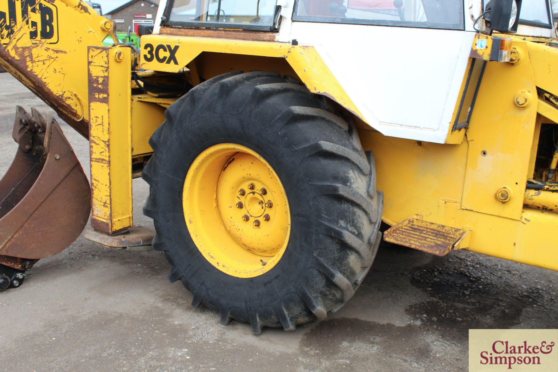 JCB 3CX Sitemaster 2WD backhoe loader. Registration A790 ROU. Date of first registration 10/1983. - Image 15 of 34