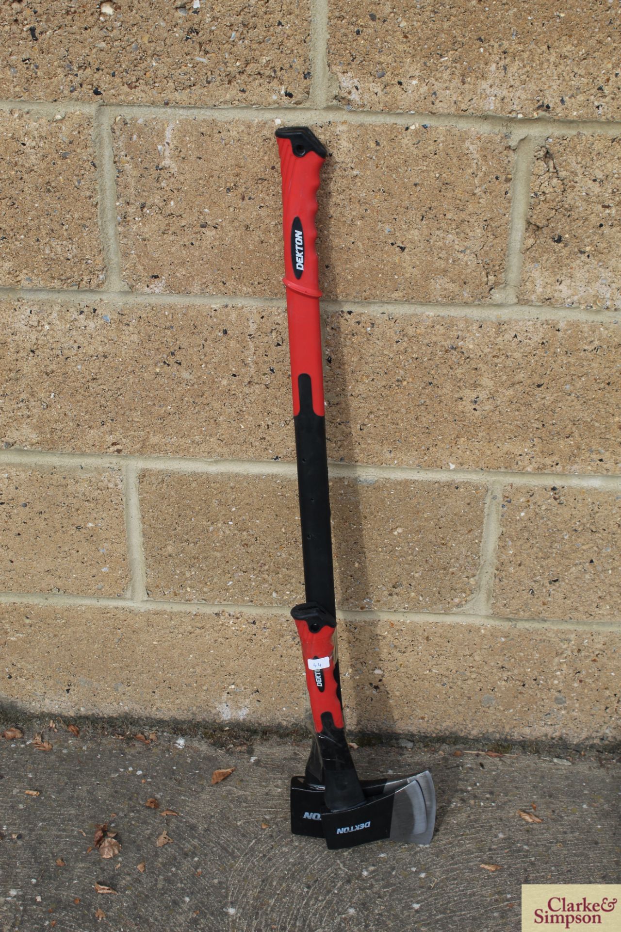 Fibreglass axe and log splitter. *