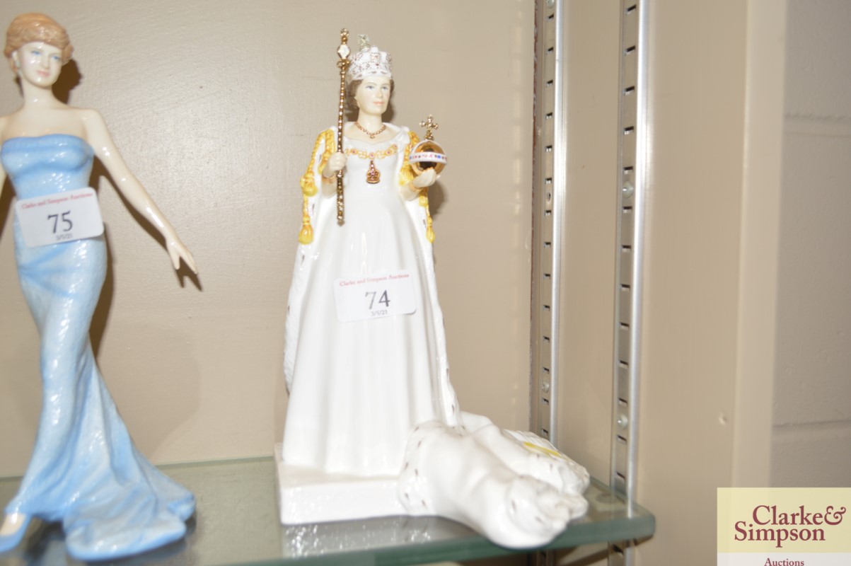 A Coalport figurine to celebrate the Diamond Jubil