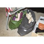 Two bags of various materials