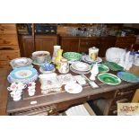 A quantity of various decorative plates to include