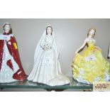 A Royal Worcester figurine 'Her Majesty Queen Eliz