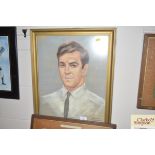 A pastel portrait dated 1961