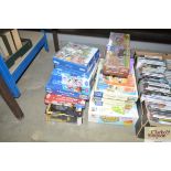 A quantity of games and puzzles