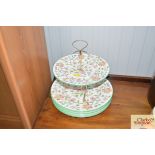 A Minton 'Haddon Hall' cake stand and quantity of