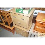 A pair of G-plan bedside chests fitted two drawers