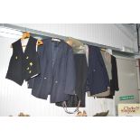 Six various waistcoats, jacket etc