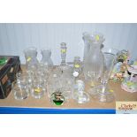 A quantity of good quality table glass to include