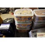 Three tubs of Hozelock Superhoze