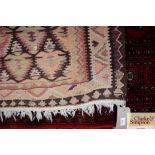 An approx 3'6" x 13' Kelim rug