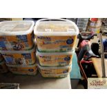 Three tubs of Hozelock Superhoze