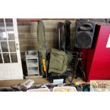 A large quantity of various carp fishing gear etc