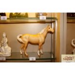 A Beswick model of a Palomino horse