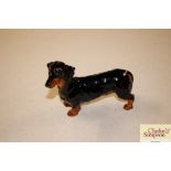 A Royal Doulton figure of a dachshund