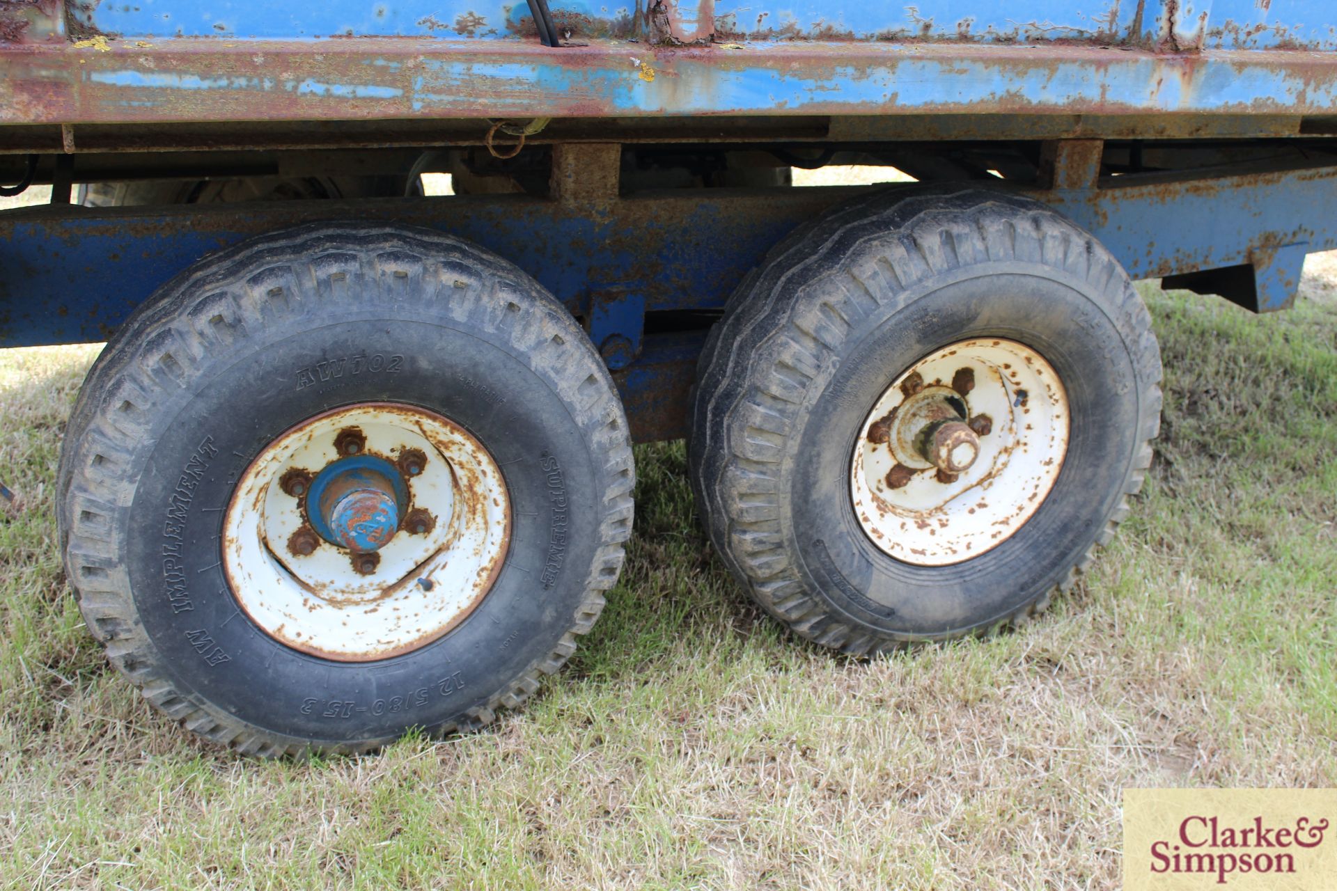 Marston 10T twin axle tipping trailer. Serial number 10/2290. With hydraulic tail gate. LH - Image 13 of 16