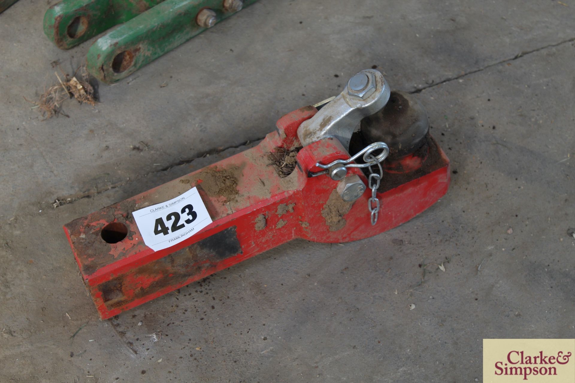 Scharmuller ball hitch for Fendt. LV