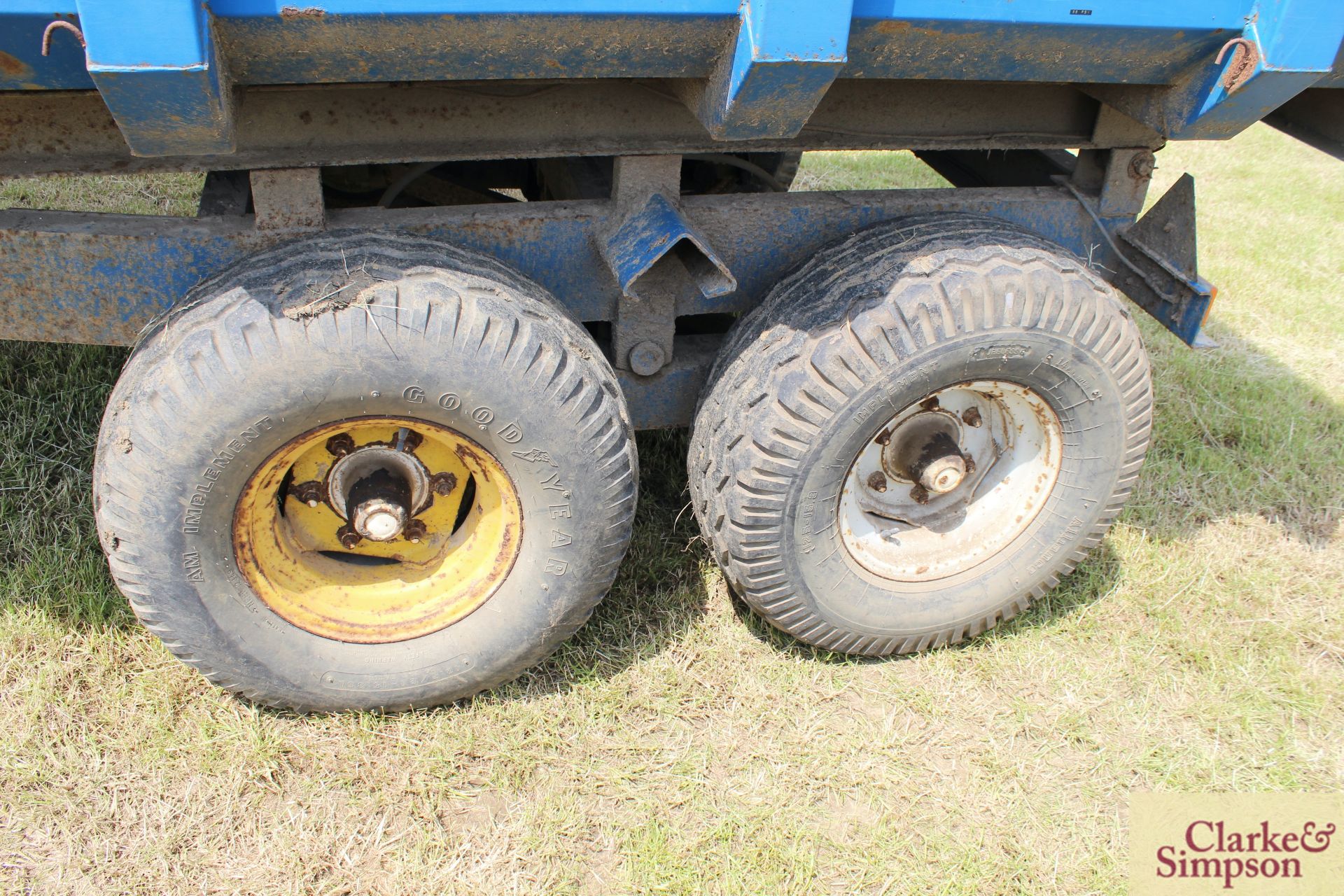 Marston F8T 8T twin axle tipping trailer. 08/1981. Serial number 6097. LH - Image 8 of 14