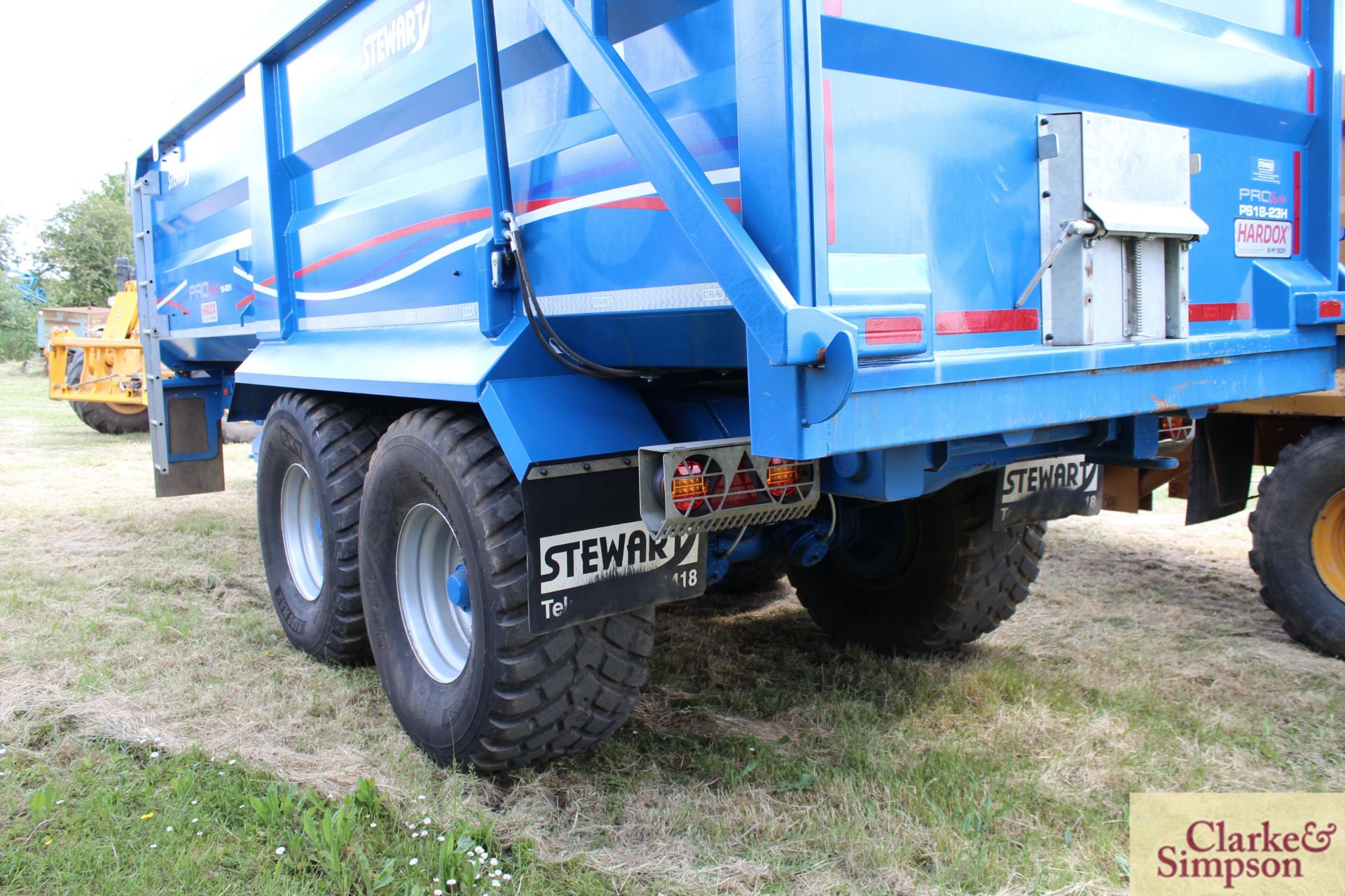**CATALOGUE CHANGE** Stewart Pro Series 18-23H 18T twin axle tipping trailer. 06/2020. Serial number - Image 4 of 40
