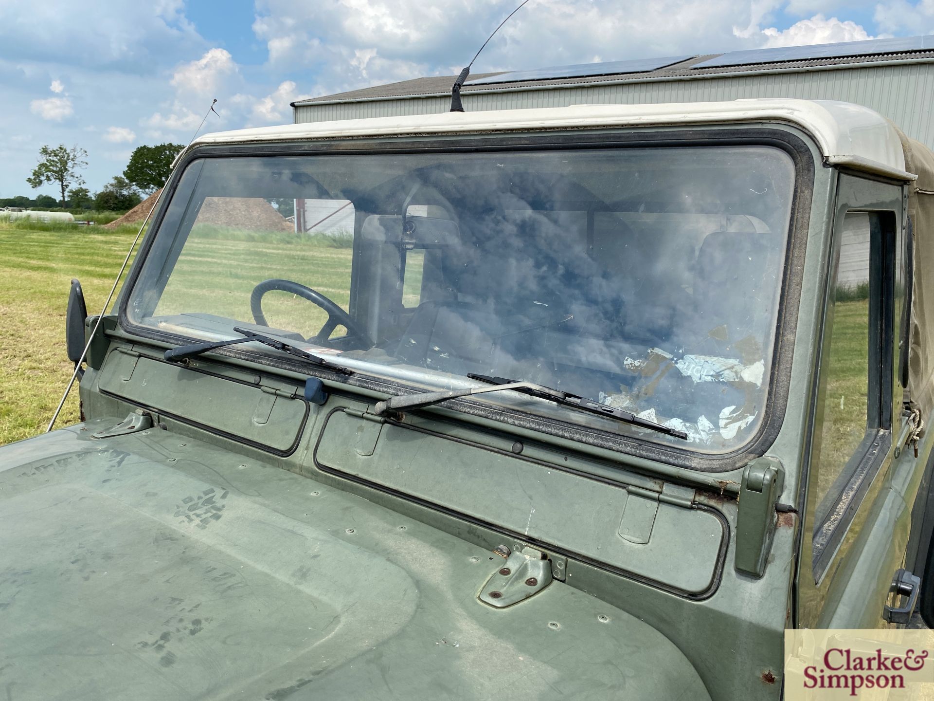 Land Rover Defender 110 single cab pick-up. Registration H317 OHK. Date of first registration 08/ - Image 12 of 56