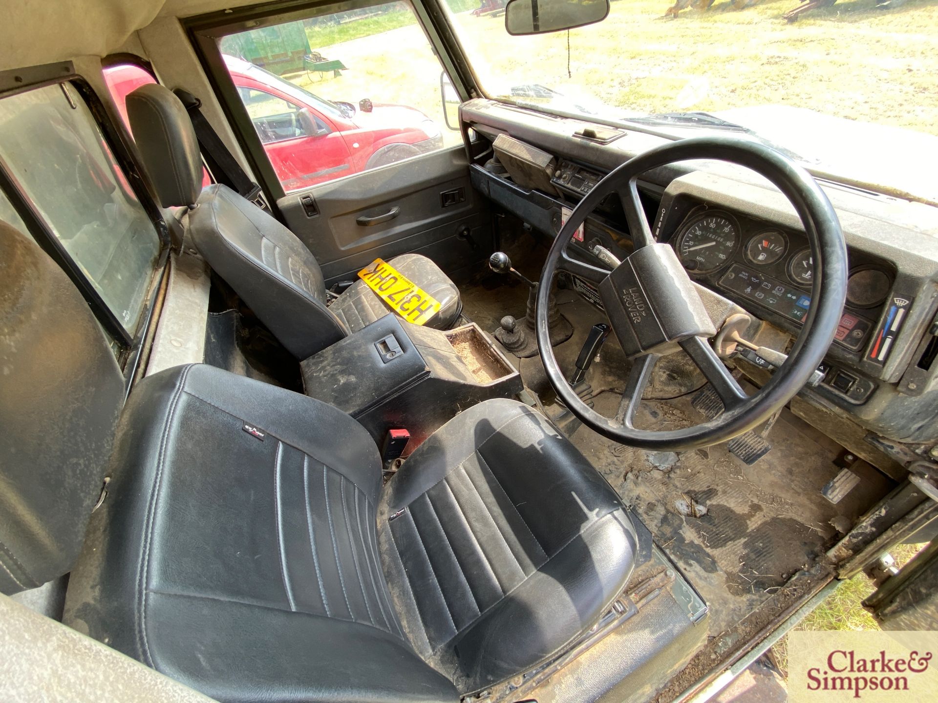 Land Rover Defender 110 single cab pick-up. Registration H317 OHK. Date of first registration 08/ - Image 36 of 56