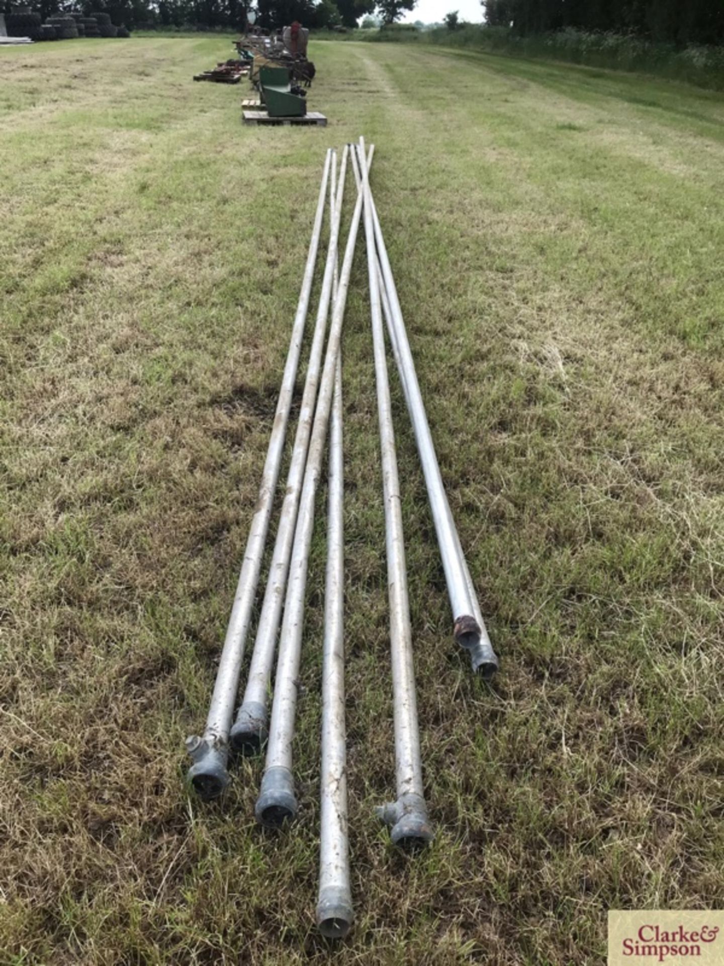 Quantity of 2in irrigation pipes. LH