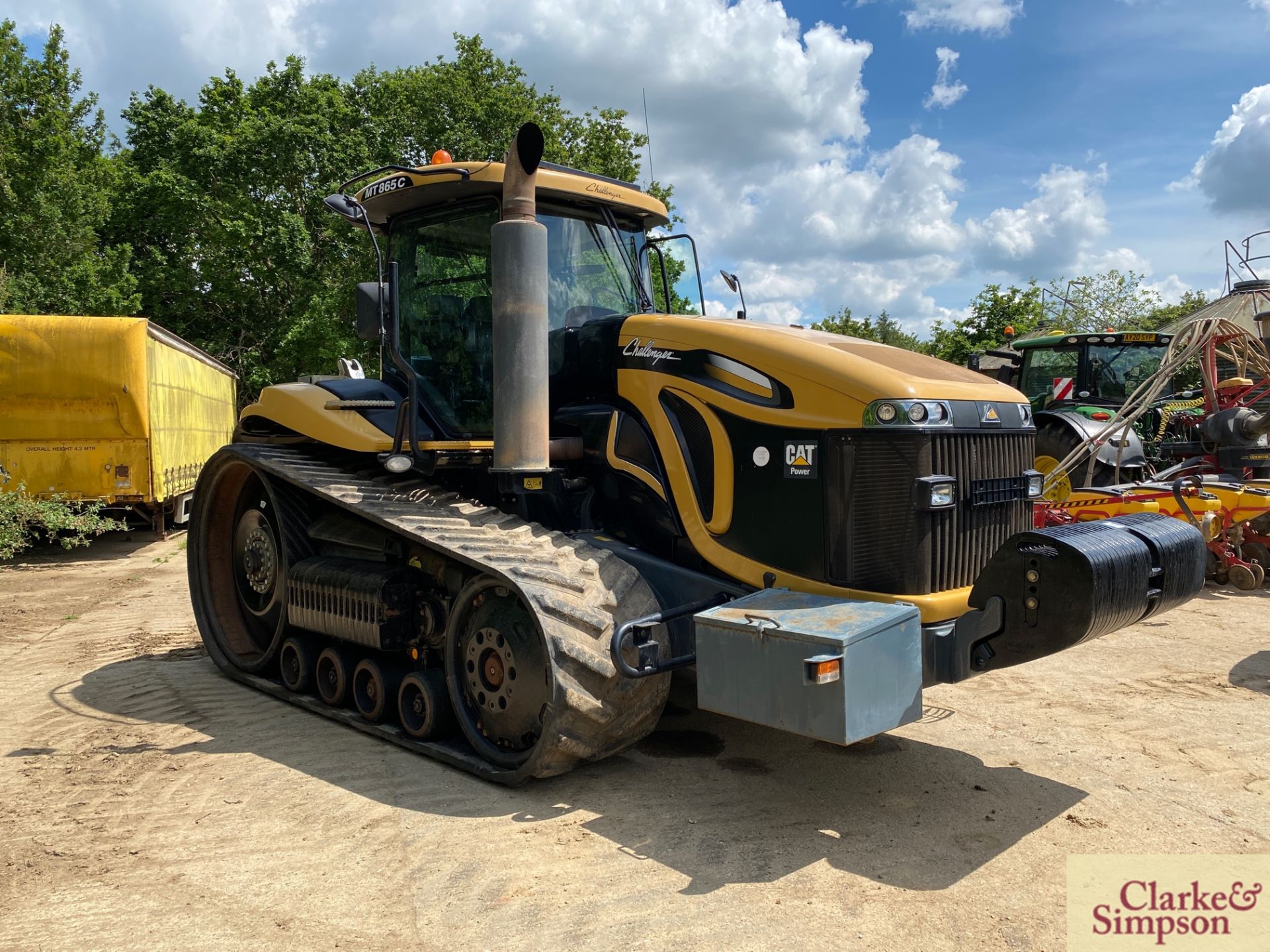 CAT Challenger MT865C rubber track tractor. Registration AE13 JFG. Date of first registration 08/ - Image 7 of 92