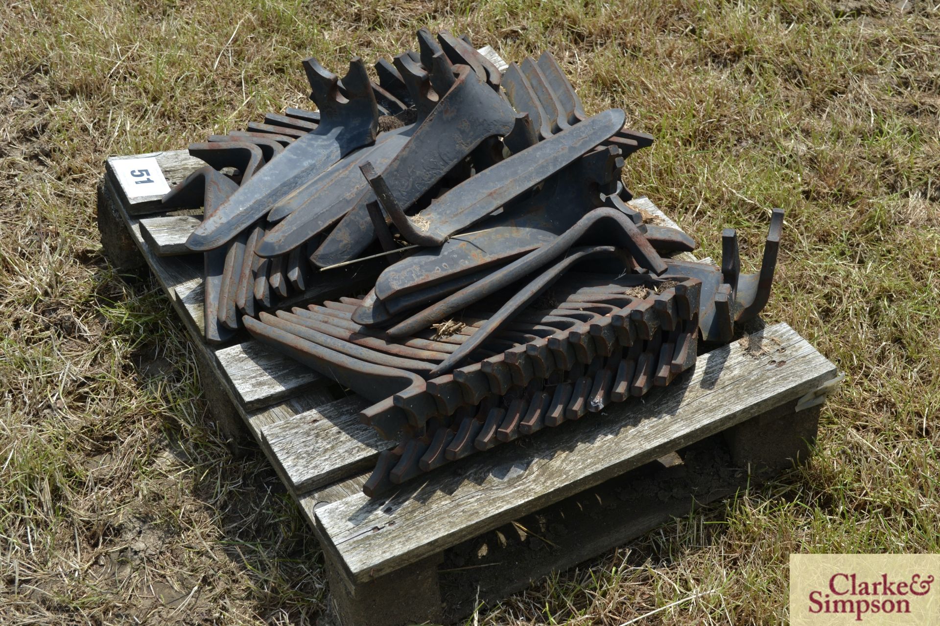 Quantity of Brevi power harrow tines. LH - Image 2 of 3