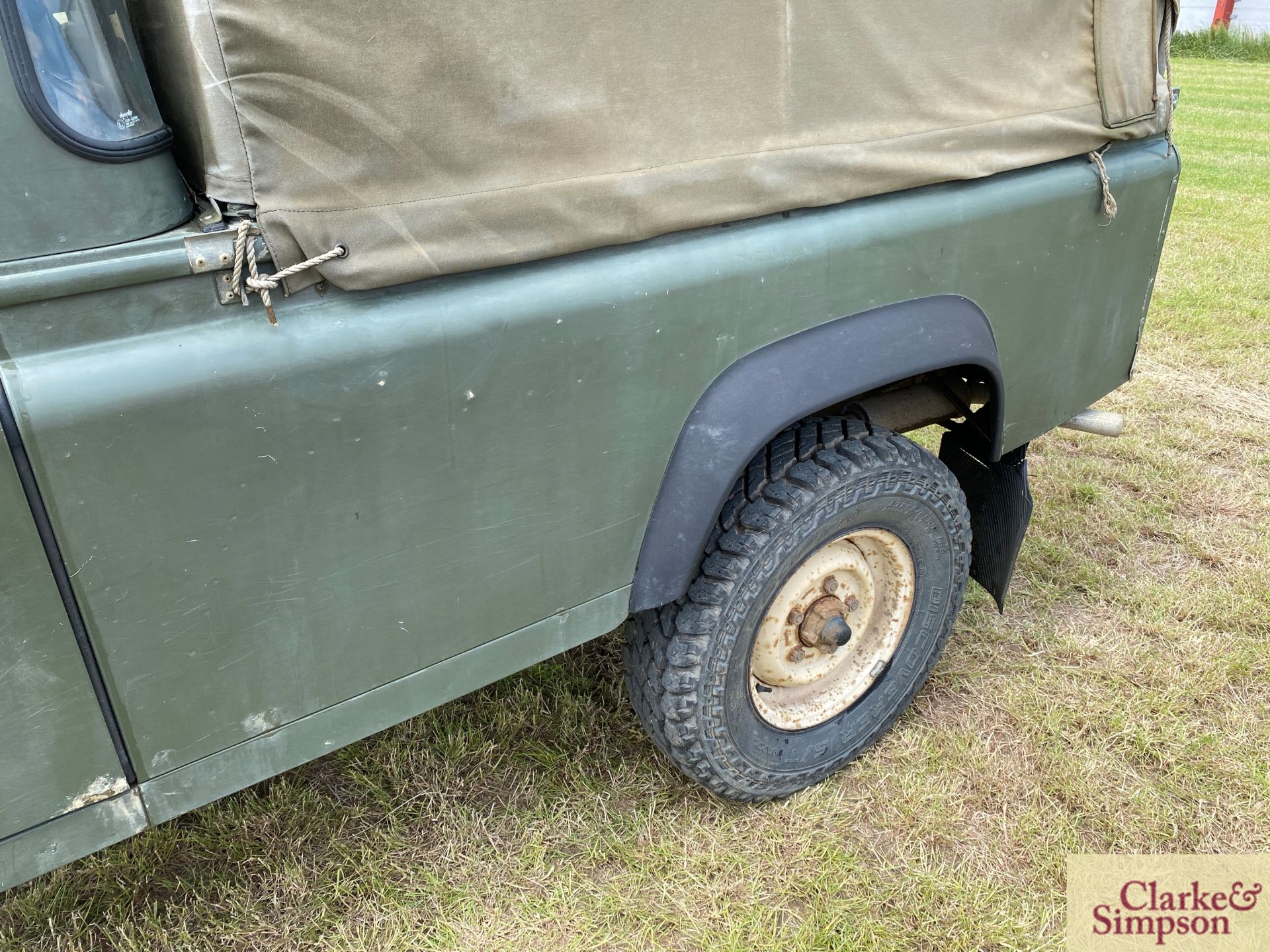 Land Rover Defender 110 single cab pick-up. Registration H317 OHK. Date of first registration 08/ - Image 19 of 56