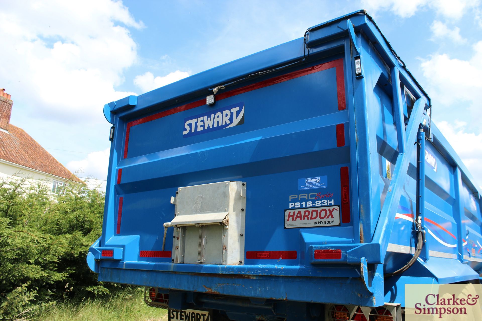 **CATALOGUE CHANGE** Stewart Pro Series 18-23H 18T twin axle tipping trailer. 06/2020. Serial number - Image 16 of 40