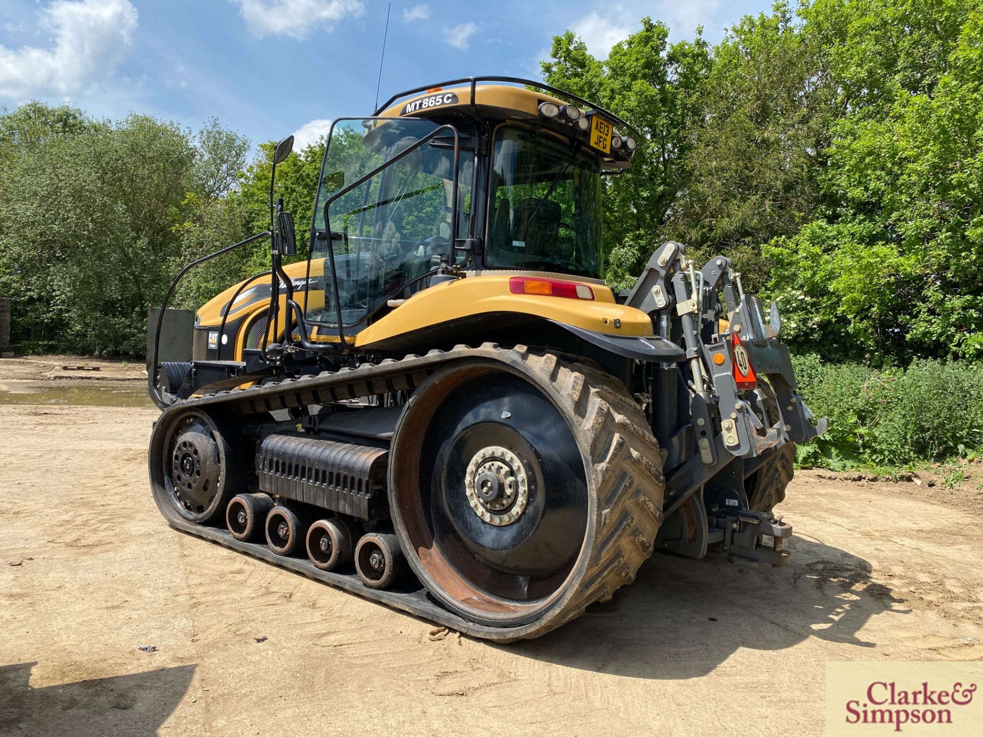 CAT Challenger MT865C rubber track tractor. Registration AE13 JFG. Date of first registration 08/ - Image 3 of 92