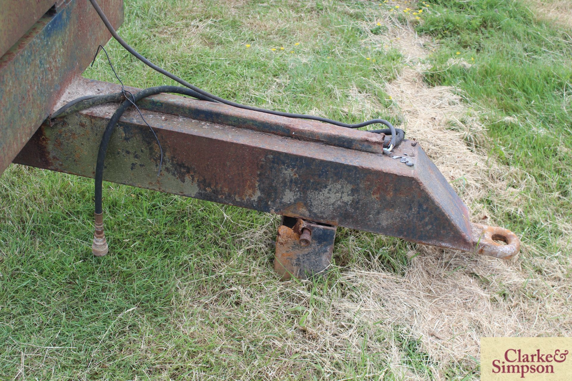 c.18ft single axle 6 box trailer. With super single wheels and tyres. LM - Image 5 of 9