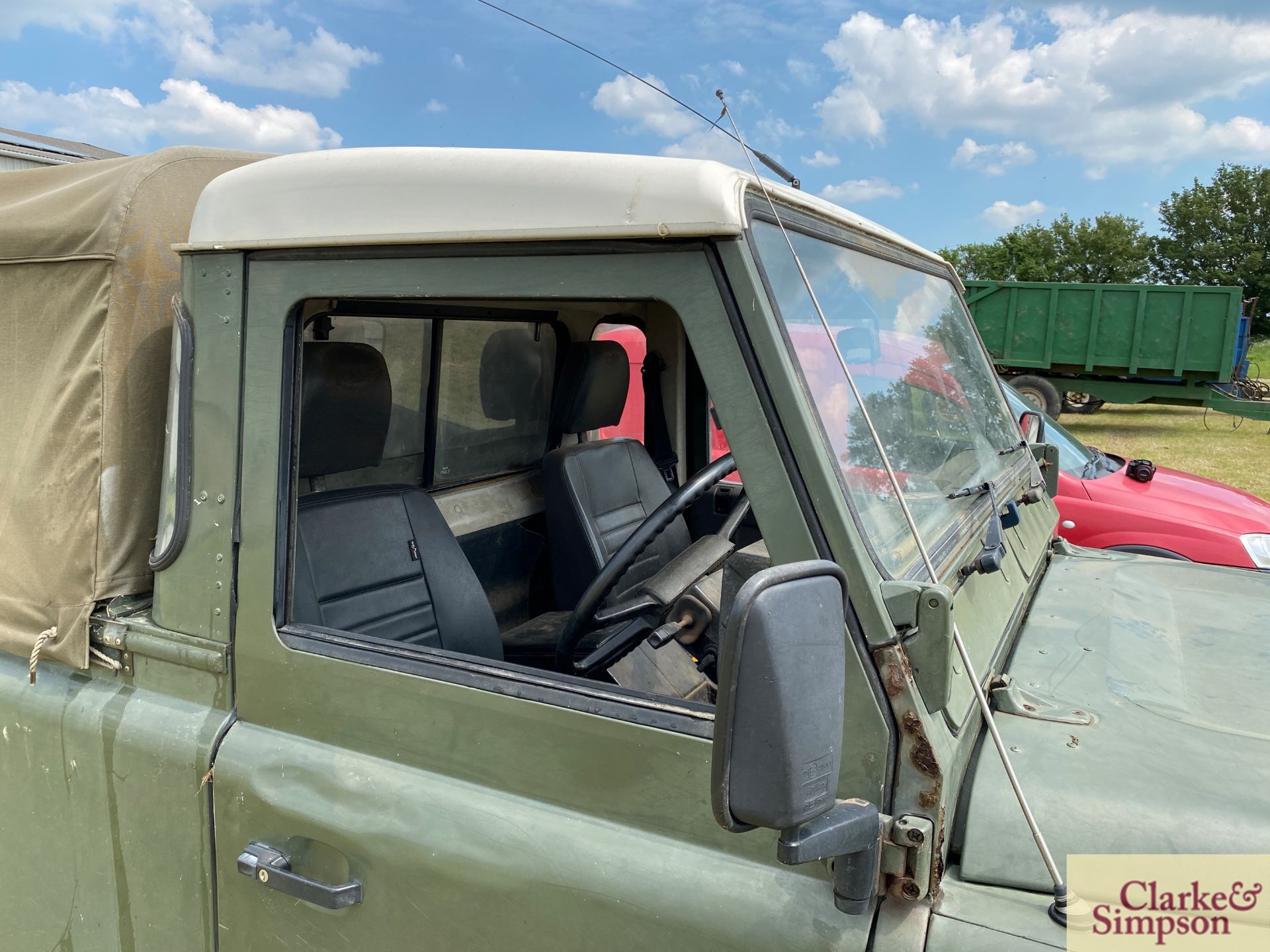 Land Rover Defender 110 single cab pick-up. Registration H317 OHK. Date of first registration 08/ - Image 30 of 56