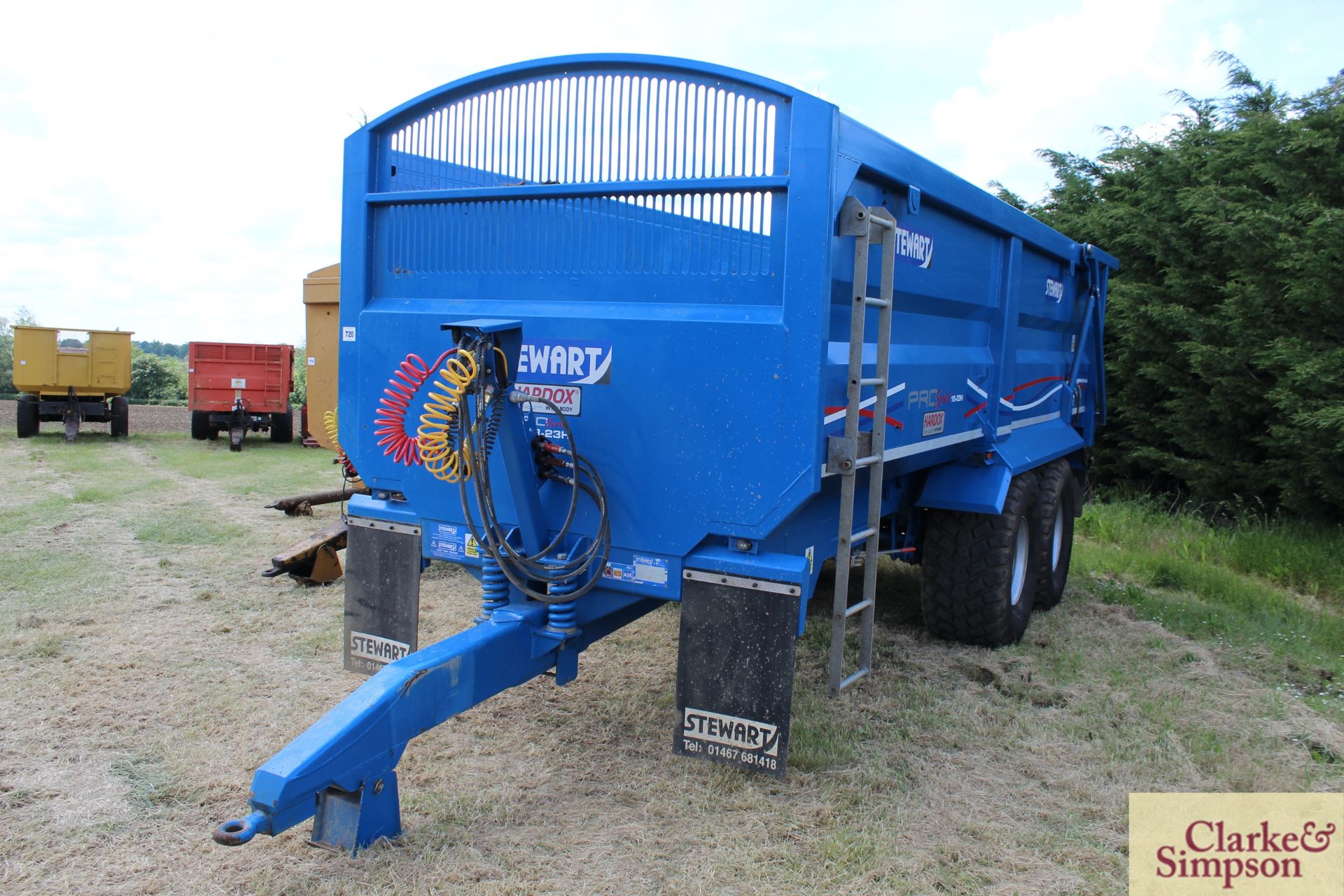 **CATALOGUE CHANGE** Stewart Pro Series 18-23H 18T twin axle tipping trailer. 06/2020. Serial number - Image 2 of 40