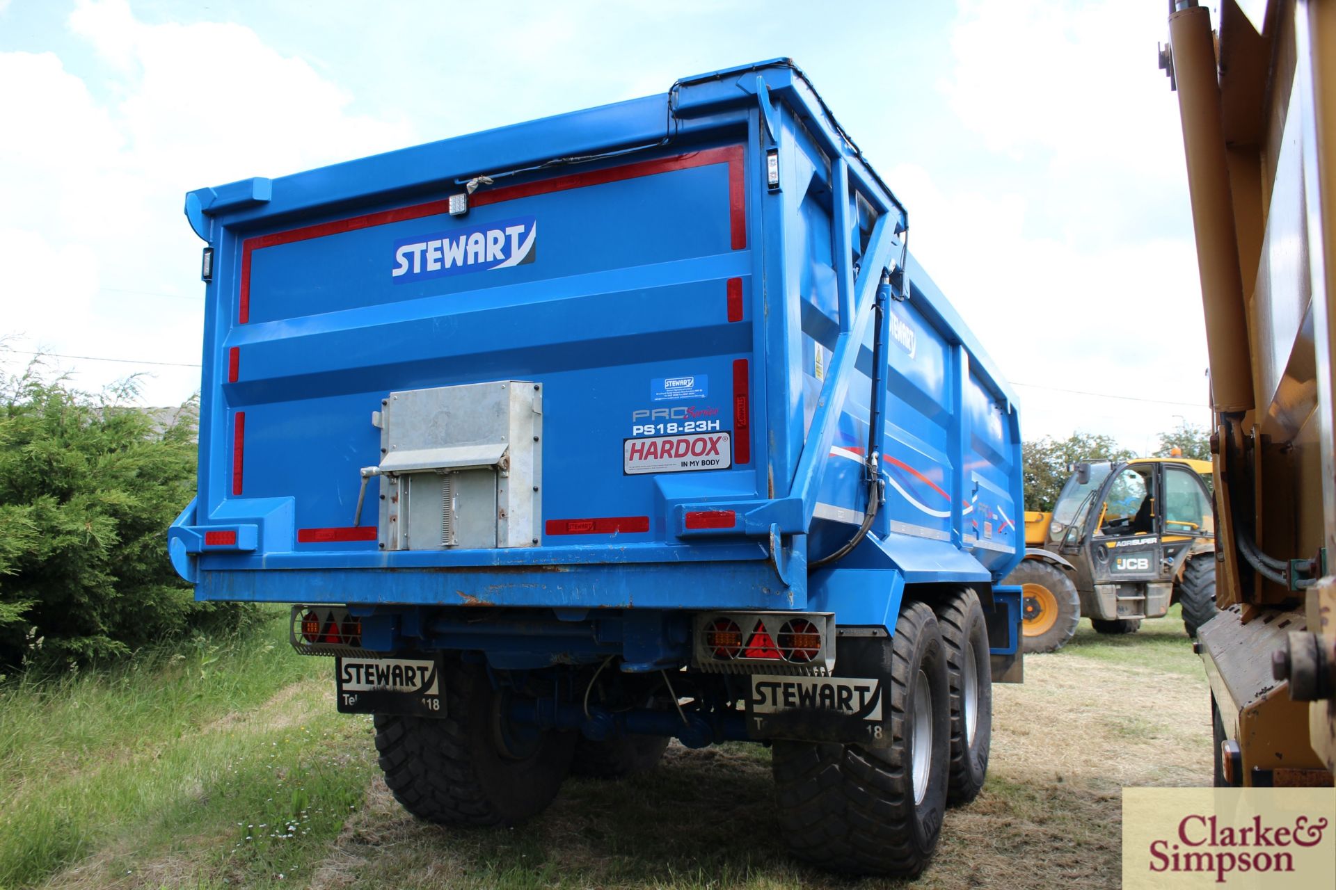 **CATALOGUE CHANGE** Stewart Pro Series 18-23H 18T twin axle tipping trailer. 06/2020. Serial number - Image 6 of 40