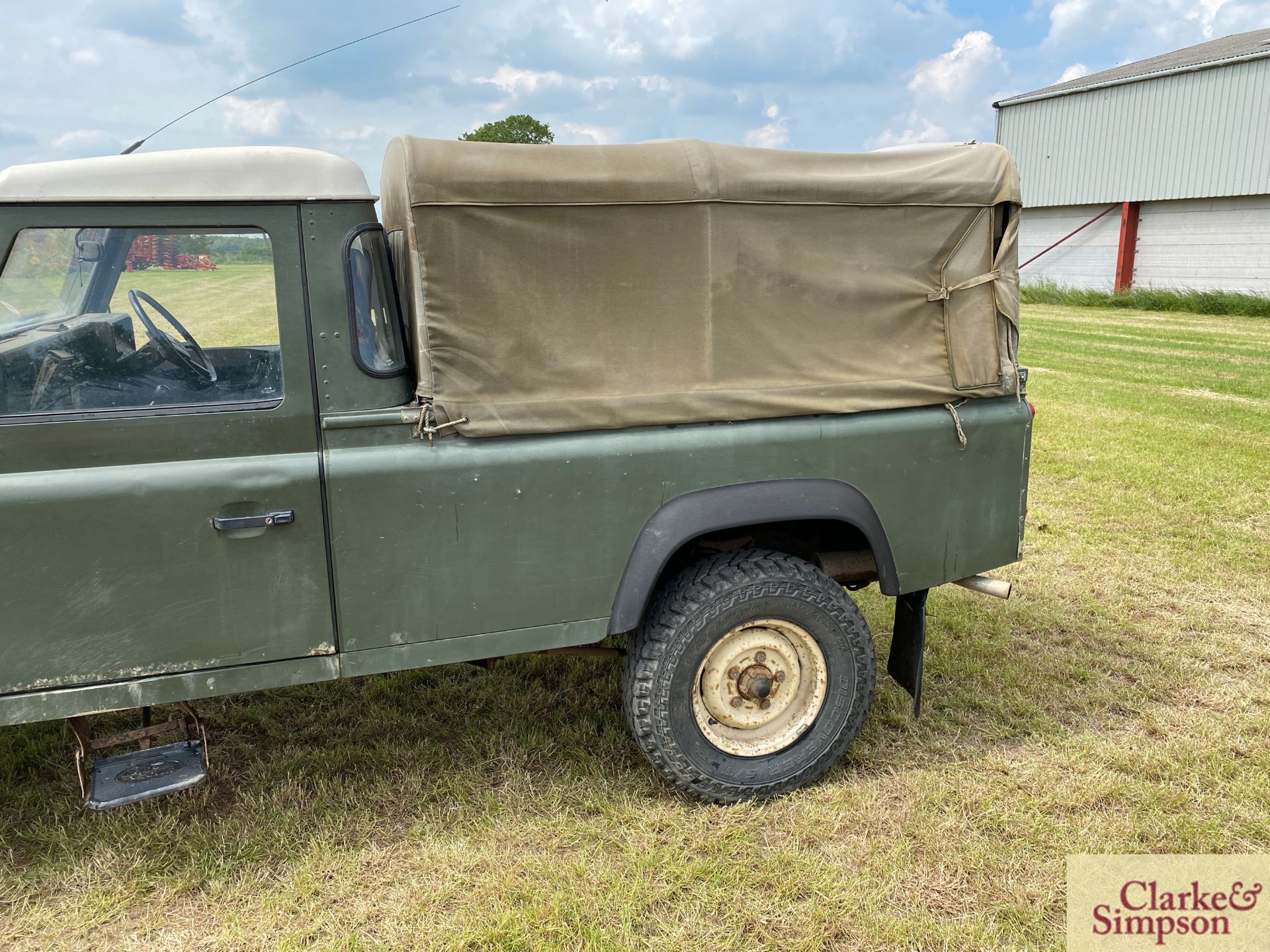 Land Rover Defender 110 single cab pick-up. Registration H317 OHK. Date of first registration 08/ - Image 8 of 56