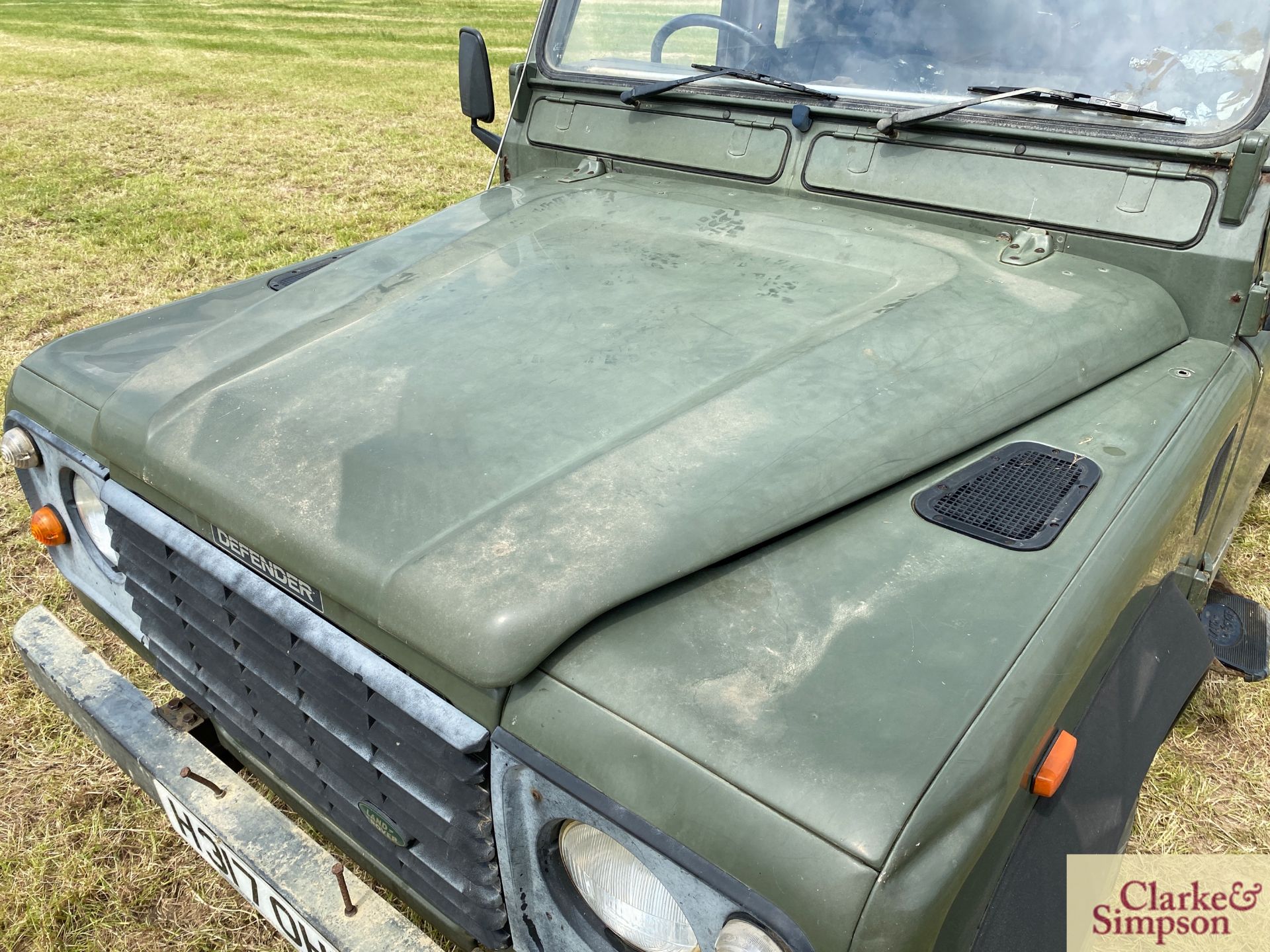 Land Rover Defender 110 single cab pick-up. Registration H317 OHK. Date of first registration 08/ - Image 11 of 56