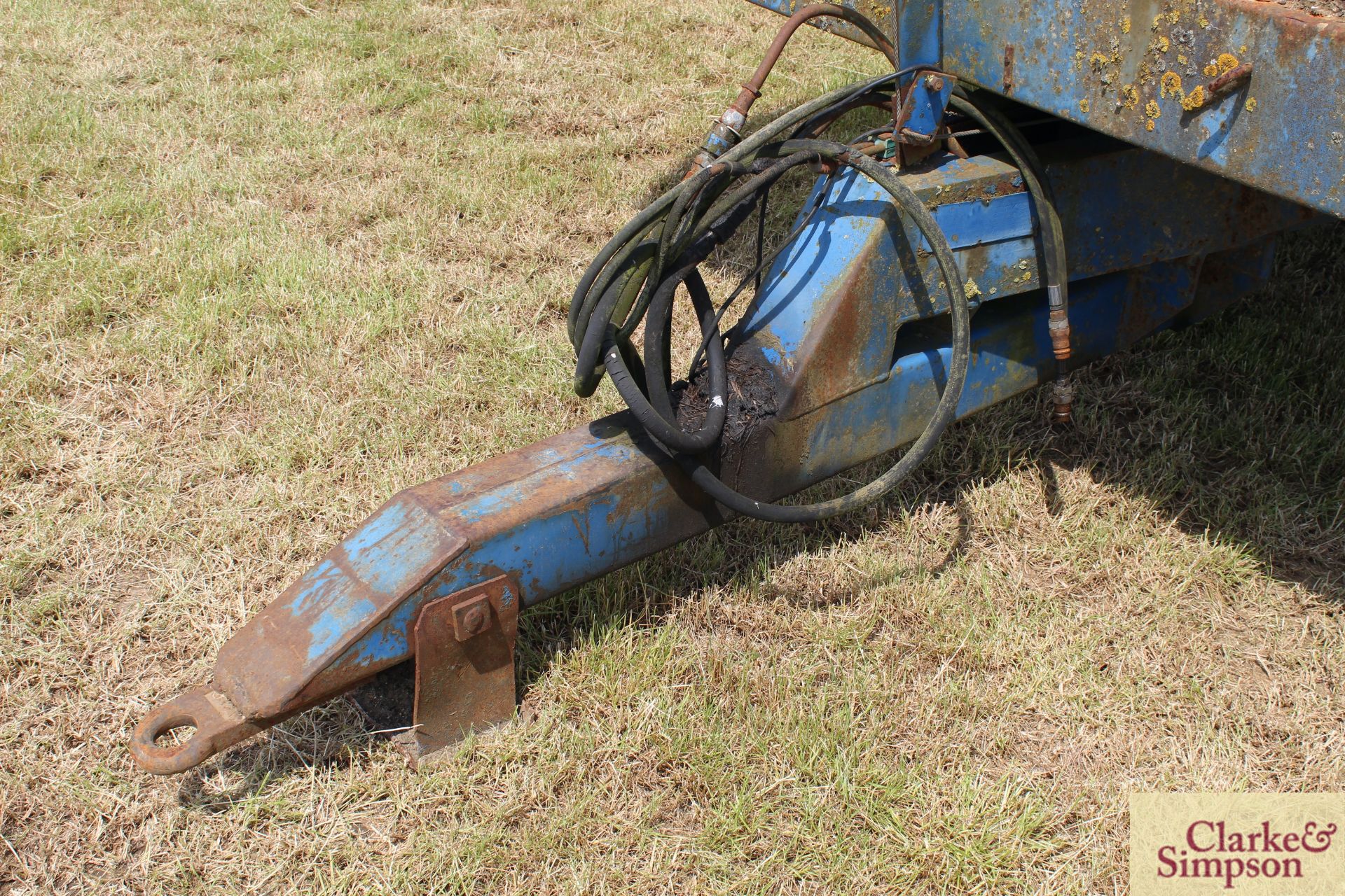 Marston 10T twin axle tipping trailer. Serial number 10/2290. With hydraulic tail gate. LH - Image 5 of 16