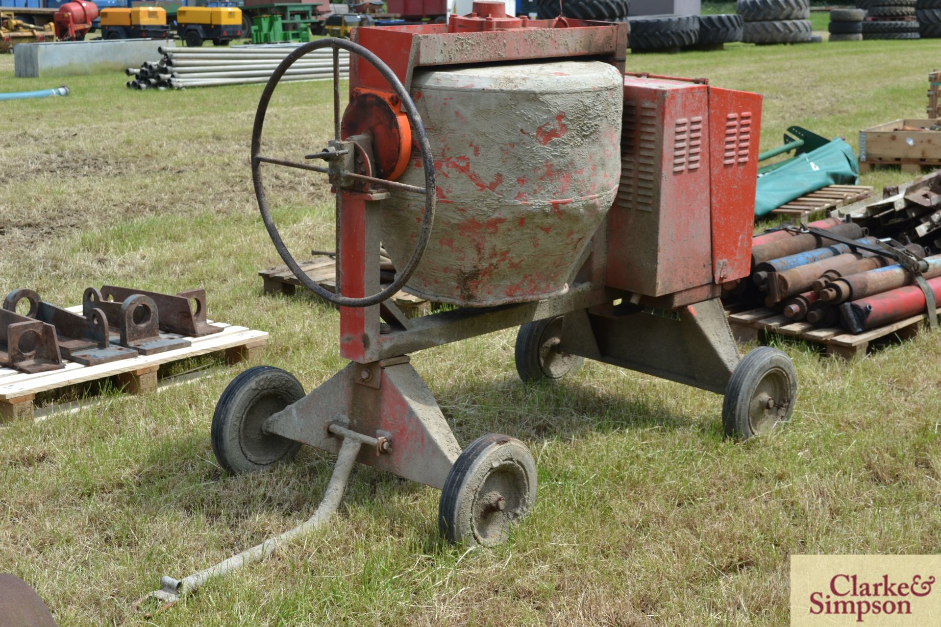 Belle Premier cement mixer. With single cylinder d - Image 5 of 5