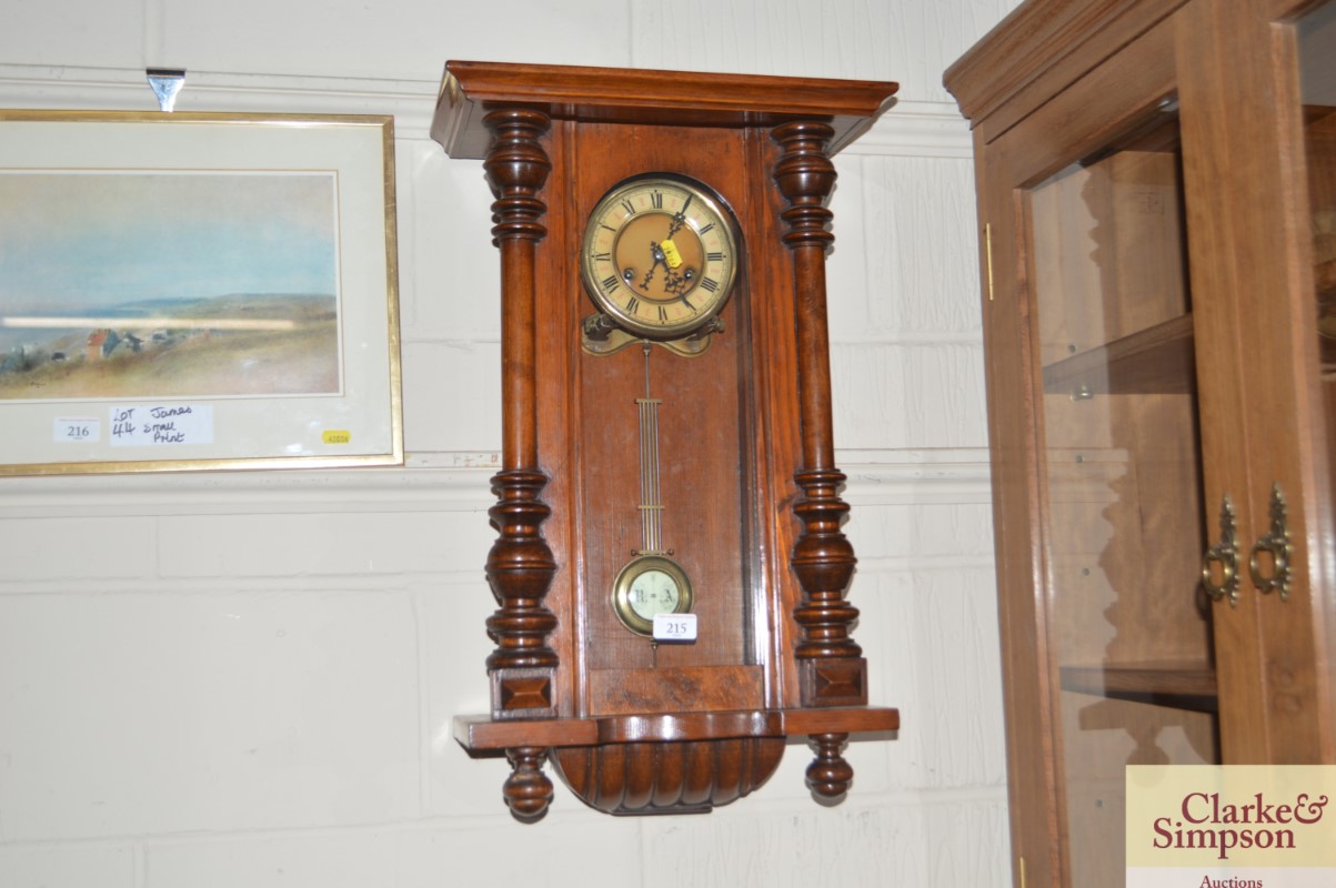 A two hole regulator wall clock