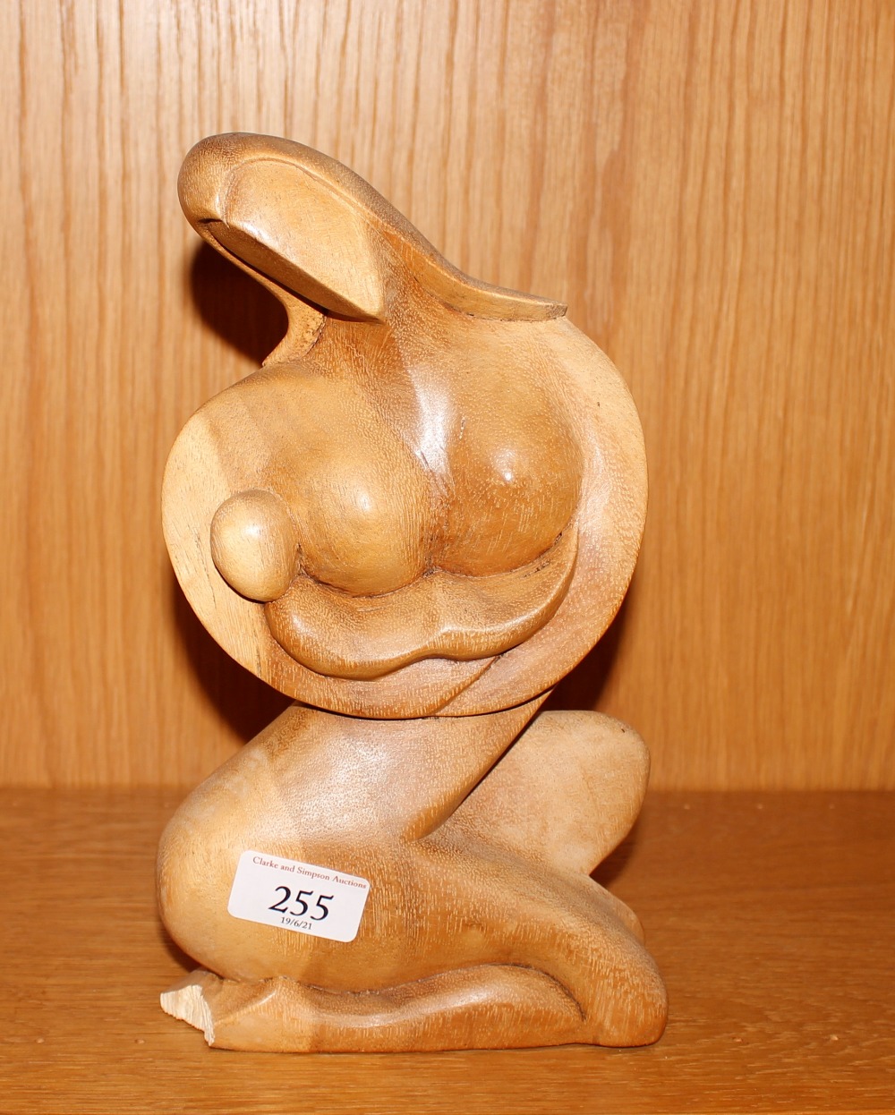 A Henry Moore style mother and child Maquette, AF 27cm high