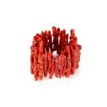 A coral bracelet