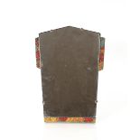 An Art Deco design barbola type easel dressing tab