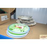 A quantity of collectors plates etc