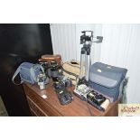 A quantity of various camera to include Olympus, S