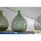 A glass carboy