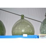 A glass carboy