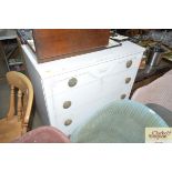 A French style bedroom chest fitted five drawers