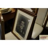 A pair of vintage style portrait photographic prints